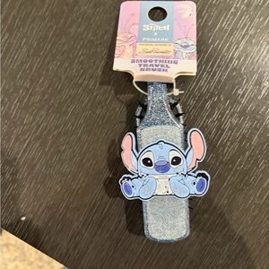 Disney Stitch Glittery Travel Brush - Blue and Pink